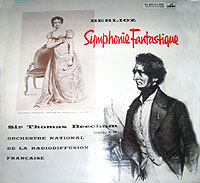Sir Thomas Beecham and the Orchestre Nationale de la Radiodiffusion Francaise (1959 HMV LP cover)