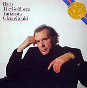 Glenn Gould's 1981 digital remake of the Goldberg Variations - LP cover