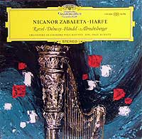 Nicanor Zabaleta Plays Music for Harp and Orchestra (DG LP 139 304)