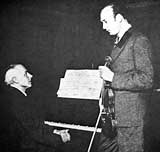 Bela Bartok and Joseph Szigeti in Berlin, 1929