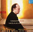 Nikolas Harnoncourt and the Concentus Musicus Wein perform the Mozart Requiem - CD cover