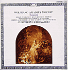 Christopher Hogwood and the Academy of Ancient Music perform the Maunder edition of Mozart Requiem - CD cover