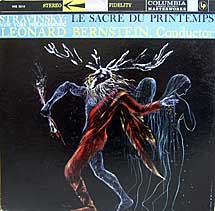 Bernstein Conducts the Rite of Spring - Columbia LP cover