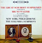 Bruno Walter conducting the Columbia Symphony and NY Philharmonic (Columbia LP set cover)