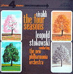 Stokowski conducts the Four Seasons - London Phase 4 LP cover