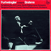 Wilhelm Furtwangler conducts the Brahms Symphony # 4 (Unicorn LP cover)