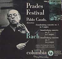 Pablo Casals conducts the Prades Festival Orchestra (Columbia LP cover)
