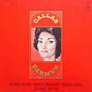 The Callas Carmen - Angel LP box cover