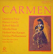The Karajan Carmen - RCA Soria LP box cover