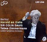 Colin Davis conducts the London Symphony in Harold in Italy (LSO CD cover)