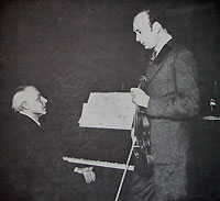 Bela Bartok and Joseph Szigeti in Berlin, 1929