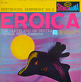 George Szell and the Cleveland Symphony play the Beethoven Eroica Symphony (Epic LP cover)