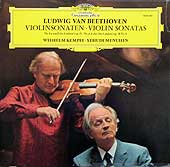 Yehudi Menuhin and Wilhelm Kempff play Beethoven Sonatas - DG LP cover