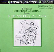 Henry Szeryng and Artur Rubinstein play the Kreutzer Sonata - RCA LP cover