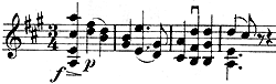 Beginning of violin part of the Kretuzer Sonata