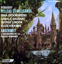 Ernest Ansermet conducts Pelleas et Melisande (London LP set cover)
