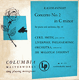 Cyril Smith, Malcolm Sargent and the Liverpool Philharmonic -- Columbia LP cover