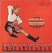 Jean Martinon and the London Symphony play the Capriccio Espagnole (RCA LP cover)