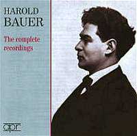 Harold Bauer's complete recordings (apr CD cover)