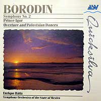 Enrique Batiz conducts the Borodin Symphony # 2 -- ASV Quicksilva CD cover