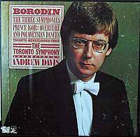 Andrew Davis conducts the Borodin Symphony # 2 -- Columbia LP box cover