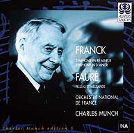 Charles Munch conducts the Orchestre National de France in the Franck Symphony (Valois CD cover)