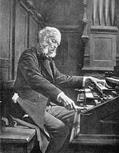 Cesar Franck at the organ