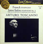 Arturo Toscanini conducts the NBC Symphony Orchestra in the Franck Symphony (BMG CD cover)