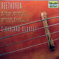 The Cleveland Quartet Plays Beethoven's Grosse Fuge (Telarc CD cover)