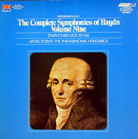 Antal Dorati conducts the Philharmonia Hungarica in the Haydn London Symphonies (London Stereo Treasury LP box cover)