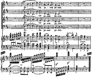 The perfunctory conclusion of the Agnus Dei