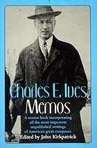 Ives Memos (edited by John Kirkpatrick) (Norton paperback cover)