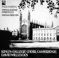 The Roger Wagner Chorale performs the Marcellus Mass (EMI LP)