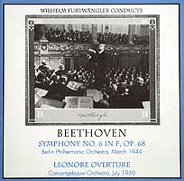 Wilhelm Furtwangler conducts the Pastoral Symphony (Music & Arts CD)