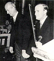 Jehudi Menuhin and Wilhelm Furtwangler