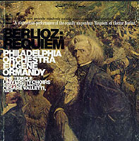 Ormandy conducts the Berlioz Requiem (Columbia LP cover)