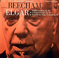Beecham conducts the Variations (Columbia LP)