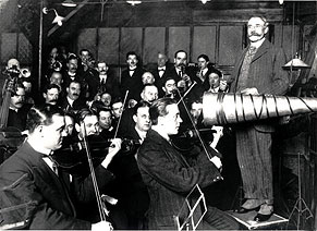 Elgar's first acoustical recording session in 1914
