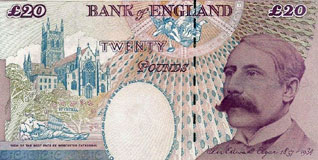 20-pound bank note