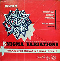 Goehr conducts the Enigma Variations in (Concert Hall LP)