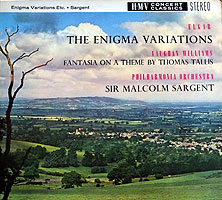 Sargent conducts the Variations (HMV LP)