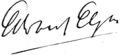 Elgar signature