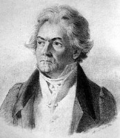 Beethoven in 1824 -- Drawing by Stephan Decker