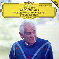 Bernstein conducts Schubert's Great Symphony (DG CD cover)