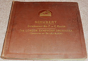 Leo Blech conducts Schubert's Great Symphony (Columbia 78 label)