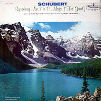 Leibowitz conducts Schubert's Great Symphony (Westminster LP cover)