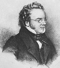 Schubert in 1826 --Lithograph by Josef Teltscher