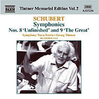 Tintner conducts Schubert's Great Symphony (Naxos CD cover)