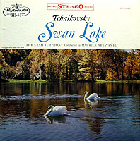 Maurice Abravanel conducts selections from Swan Lake (Westminster LP cover)