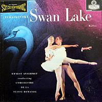 Ernest Ansermet conducts Swan Lake (London LP cover)